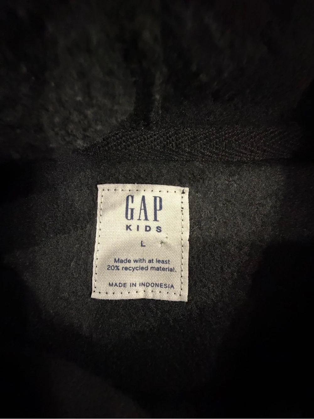 Gap Kids Boys Relaxed Fit Sportscar Graphic Fleece Hoodie Black Size Large 10
